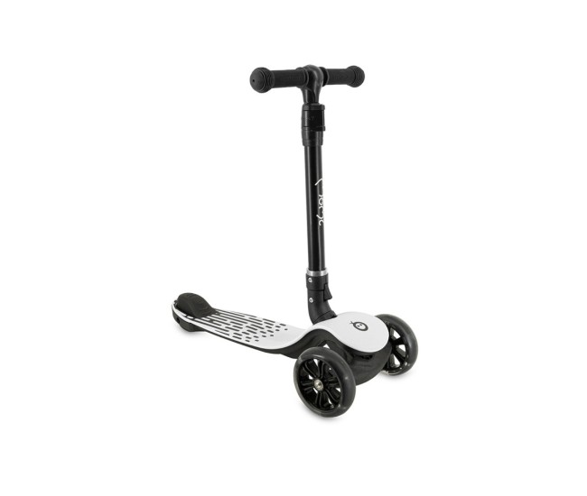 Trotineta pliabila cu roti led pentru copii, 3 ani+, momi san - gri