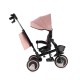 Tricicleta multifunctionala 3 in 1 cu scaun reversibil, momi ivi - pink