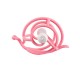 Inel gingival din silicon mombella 3 luni+, melc - pink