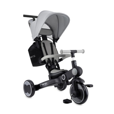 Tricicleta transformabila 4in1 momi, solivia - grey