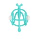 Inel gingival din silicon mombella 3 luni+, melc - teal