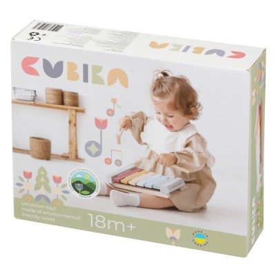 Jucarie din lemn, cubika, xilofon 2