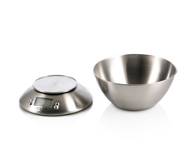 Cantar bucatarie cu bol inox 1.8l adler Cantar bucatarie cu bol inox 1.8l adler