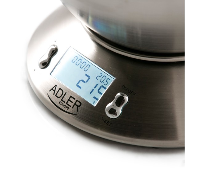 Cantar bucatarie cu bol inox 1.8l adler Cantar bucatarie cu bol inox 1.8l adler