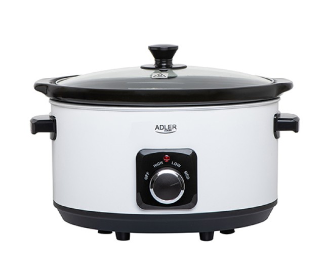 Slow cooker 5.8l ad 6413 alb adler