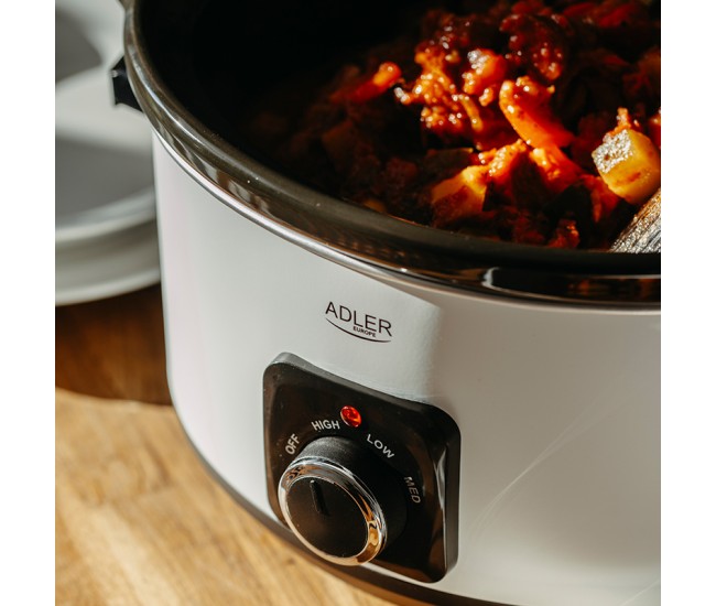 Slow cooker 5.8l ad 6413 alb adler