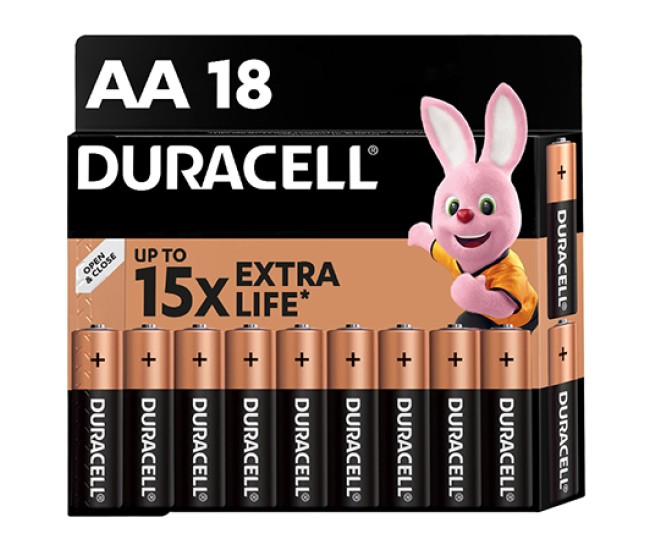 Baterie alcalina lr06 blister 18 buc duracell Baterie alcalina lr06 blister 18 buc duracell