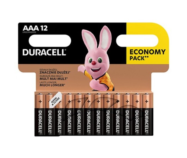 Baterie alcalina duracell lr03 blister 12 buc Baterie alcalina duracell lr03 blister 12 buc
