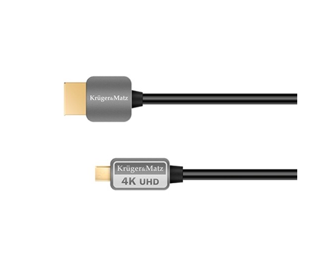 Cablu hdmi a-hdmi d 3.0m kruger&matz Cablu hdmi a-hdmi d 3.0m kruger&matz