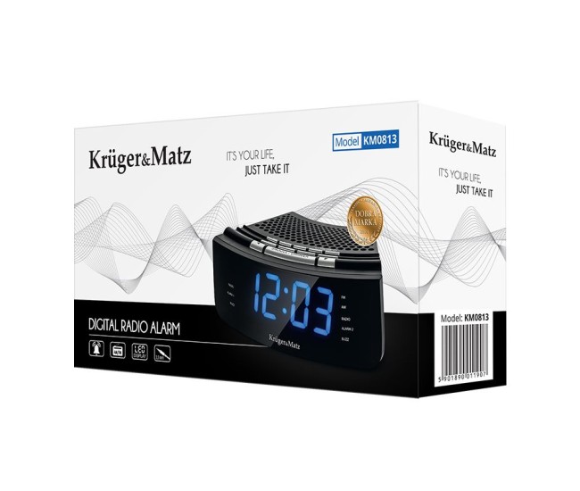 Radio cu ceas dual alarm kruger&matz Radio cu ceas dual alarm kruger&matz