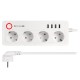 Prelungitor smart 4 prize schuko 4 usb connect p6 tuya