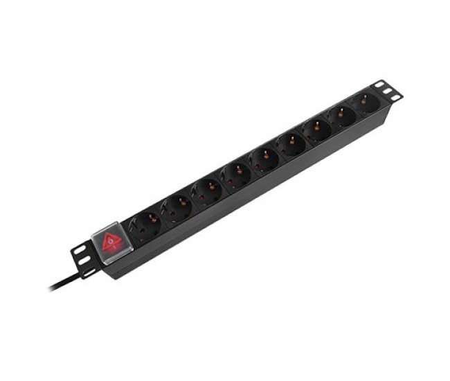 Pdu rack 19 inch 9 prize switch 16a 2m emtex Pdu rack 19 inch 9 prize switch 16a 2m emtex