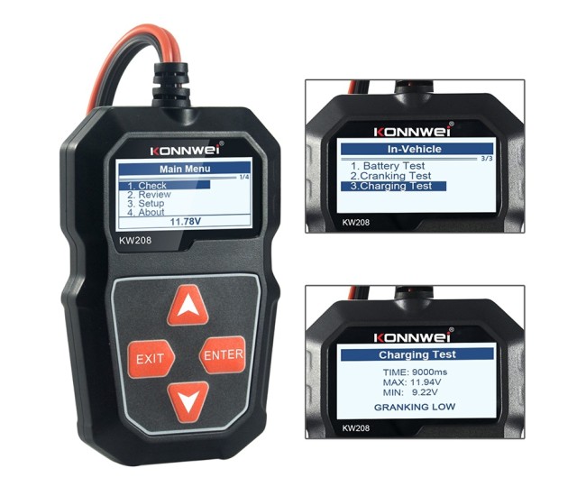 Tester baterii kw208 konnwei Tester baterii kw208 konnwei