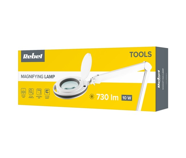 Lampa cu lupa 5 dioptrii 10w rebel Lampa cu lupa 5 dioptrii 10w rebel