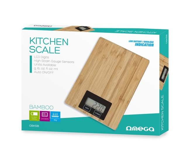 Cantar bucatarie bambus omega Cantar bucatarie bambus omega