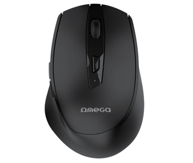 Mouse wireless reincarcabil usb-c negru omega Mouse wireless reincarcabil usb-c negru omega