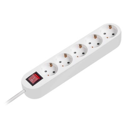 Prelungitor 3x1.5mm 5 prize 5m intrerupator