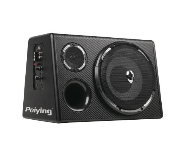 Subwoofer 10 inch cu amplificare 200w max Subwoofer 10 inch cu amplificare 200w max