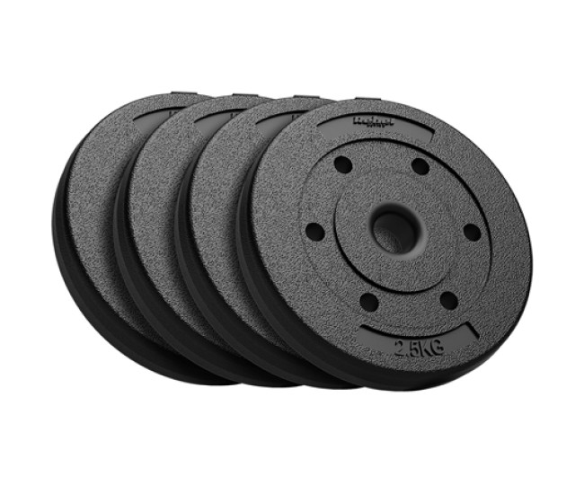 Disc greutate compozit set 4 x 2.5 kg rebel active