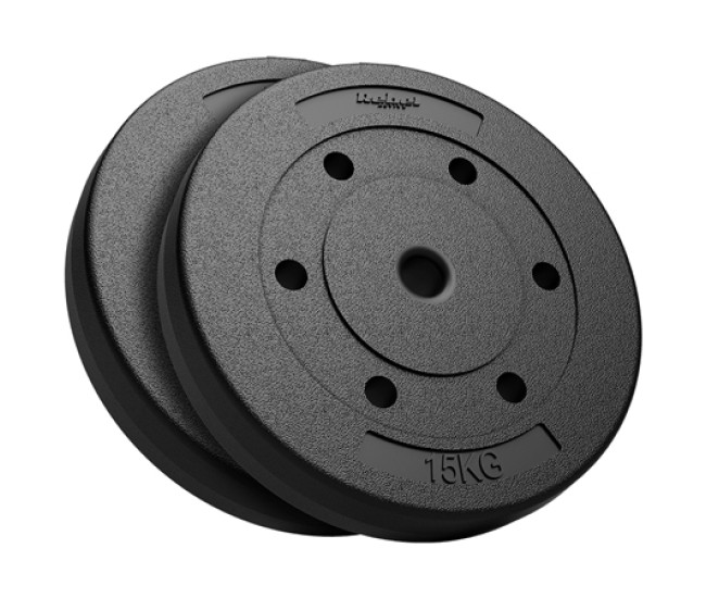 Disc greutate compozit set 2 x 15 kg rebel active