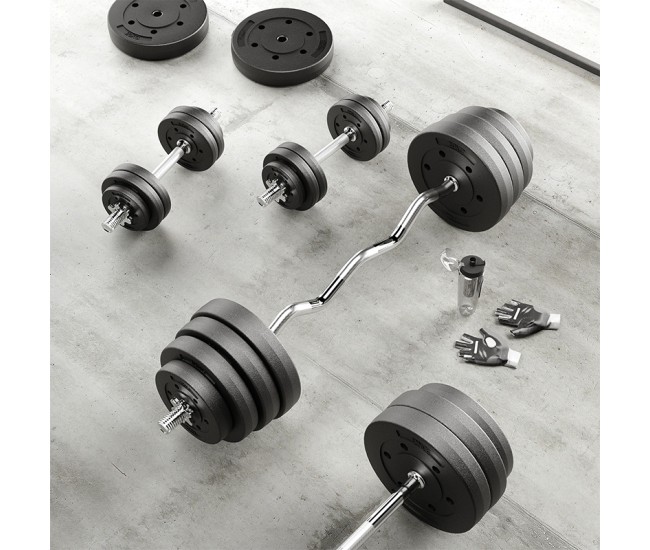 Disc greutate compozit set 2 x 15 kg rebel active