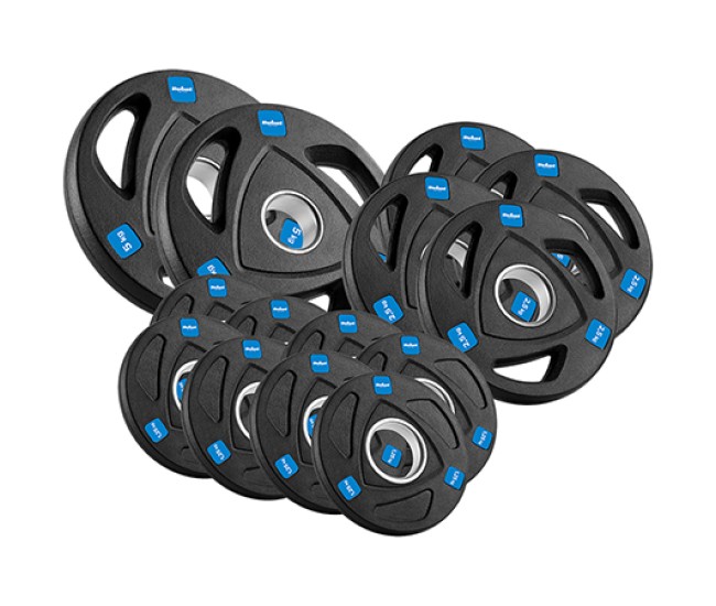 Disc greutate fonta cauciucata set 30 kg rebel active