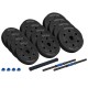 Haltere reglabile cu conector 2 x 10 kg rebel active