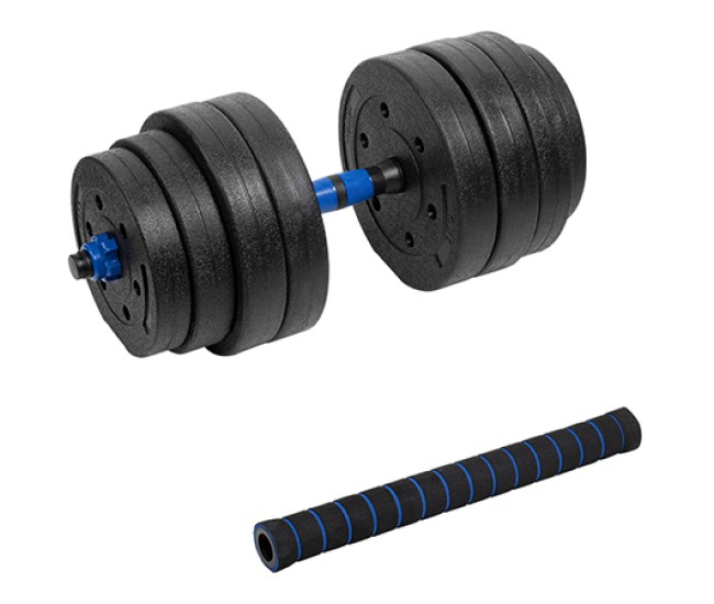Gantere reglabile cu conector 20 kg rebel active