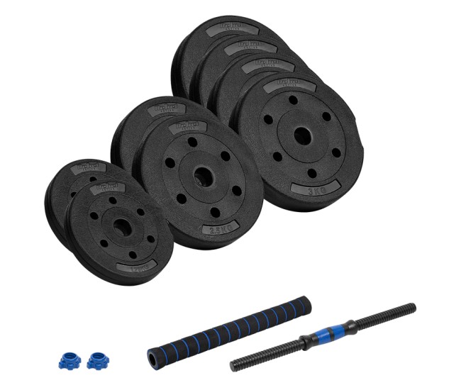 Gantere reglabile cu conector 20 kg rebel active