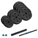 Gantere reglabile cu conector 20 kg rebel active