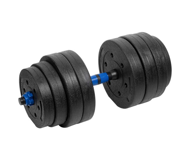 Gantere reglabile cu conector 20 kg rebel active