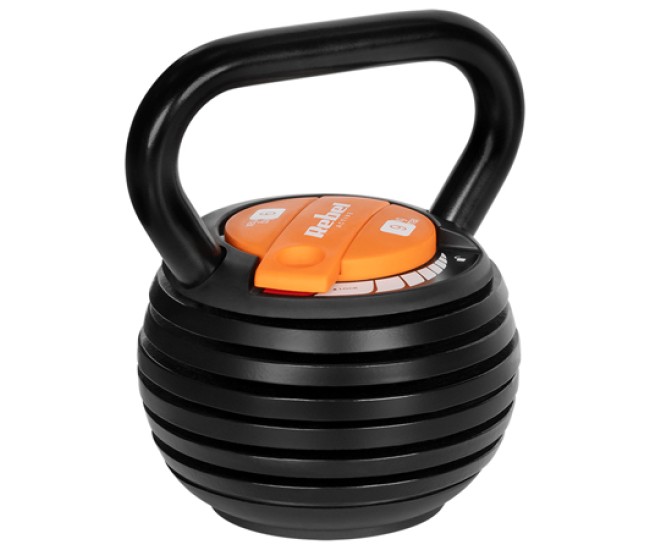 Kettle bell ajustabil 6 talere 2.3-9kg rebel active
