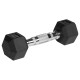 Gantere dumbbell hex fonta cauciucata 2x2kg rebel activ
