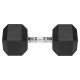 Gantere dumbbell hex fonta cauciucata 30kg rebel active