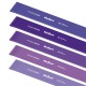 Set 5 benzi elastice latex mini band 2-18kg rebel activ
