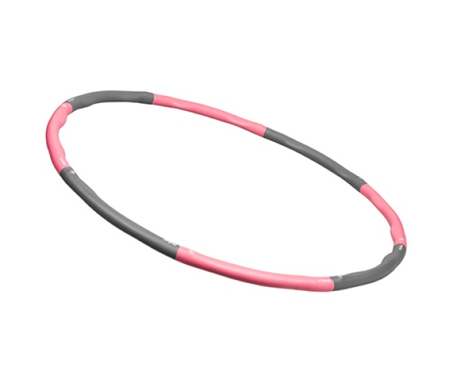 Cerc fitness hula hoop 95 cm roz rebel active