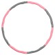 Cerc fitness hula hoop 95 cm roz rebel active