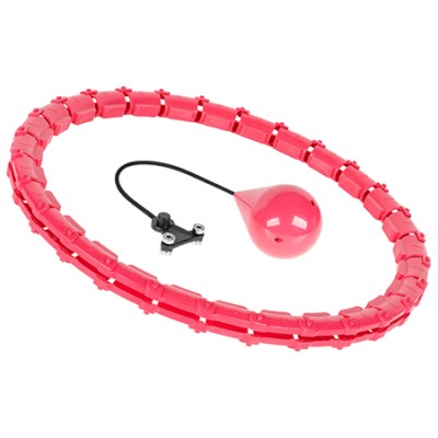 Cerc fitness smart hula hoop 50 cm roz rebel active