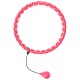 Cerc fitness smart hula hoop 50 cm roz rebel active