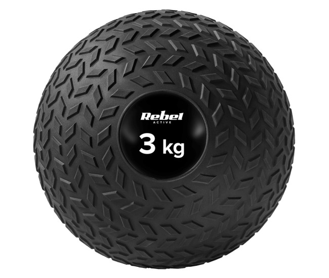 Minge medicinala mica slam ball 23 cm 3 kg rebel active