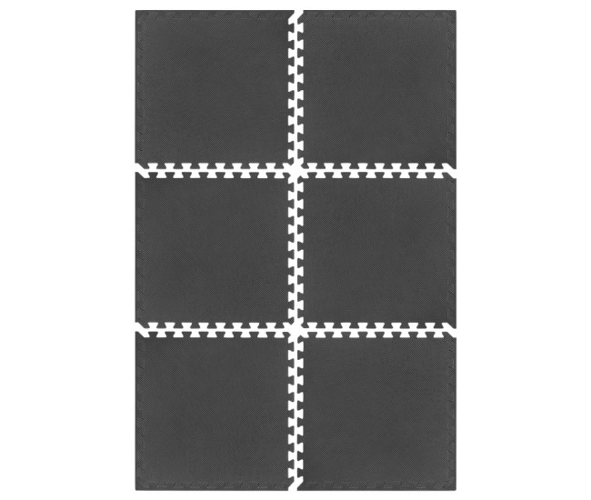 Saltea gimnastica puzzle 6 piese 180x120 cm rebel activ
