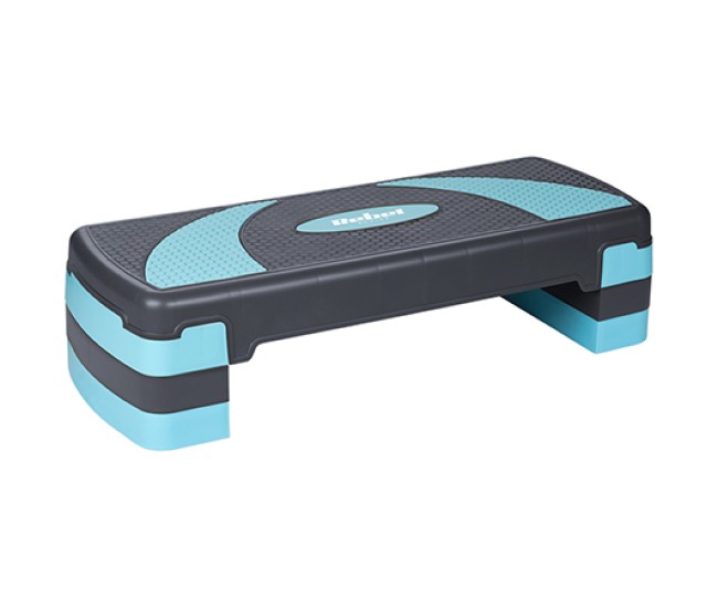 Stepper aerobic 3 nivele gri albastru rebel active