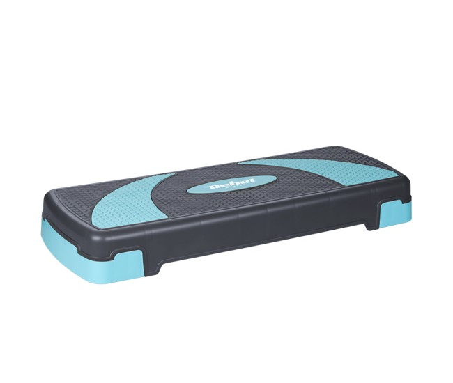Stepper aerobic 3 nivele gri albastru rebel active