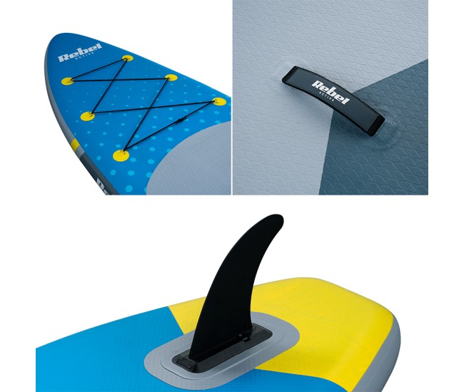 Placa gonflabila stand up paddle sup rebel active