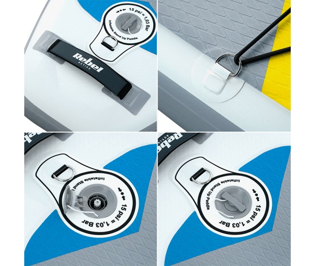 Placa gonflabila stand up paddle sup rebel active