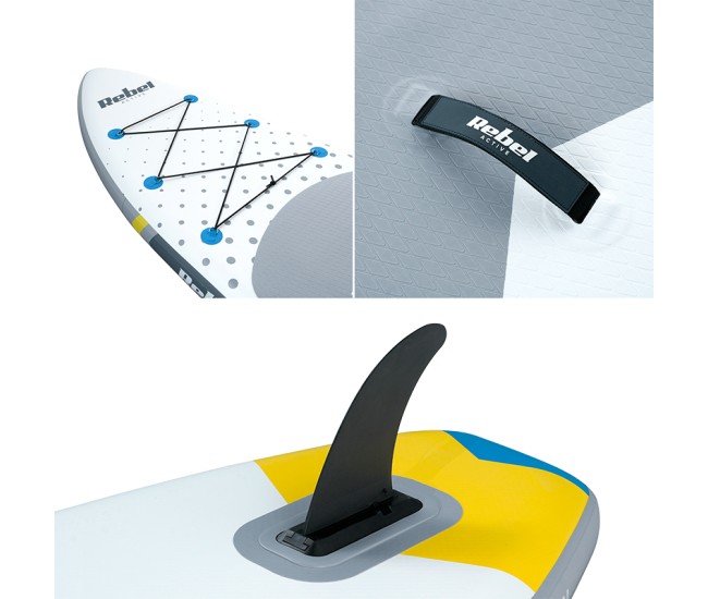 Placa gonflabila stand up paddle sup rebel active
