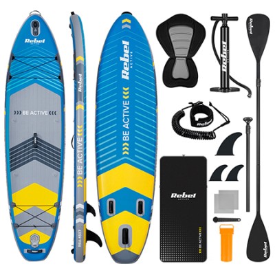 Set placa gonflabila stand up paddle scaun 335x84x15 cm