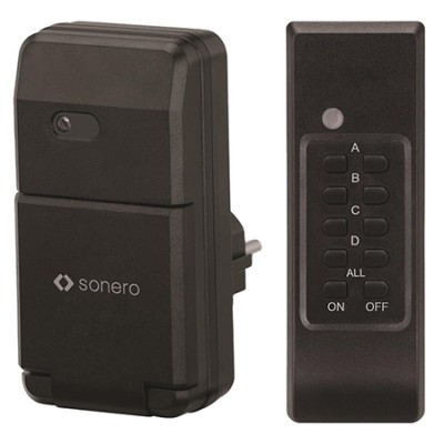 Priza pentru exterior cu telecomanda 1100w sonero