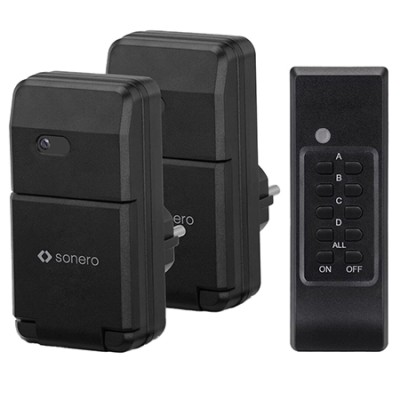 Set 2 prize exterior cu telecomanda 1100w sonero
