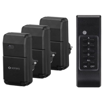 Set 3 prize pentru exterior cu telecomanda 1100w sonero